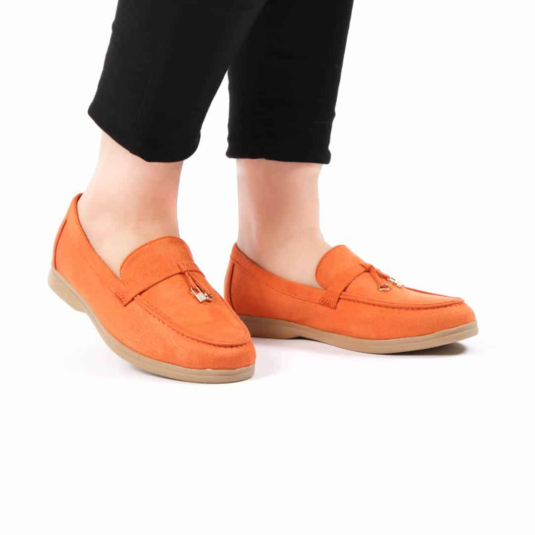 OPERA - Mocassins en Orange.