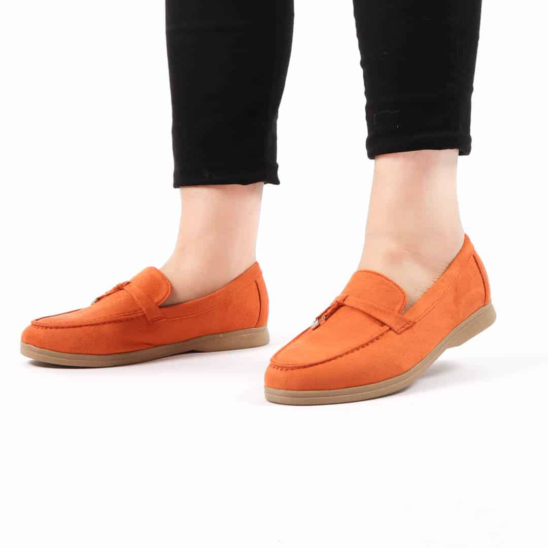 OPERA - Mocassins en Orange.