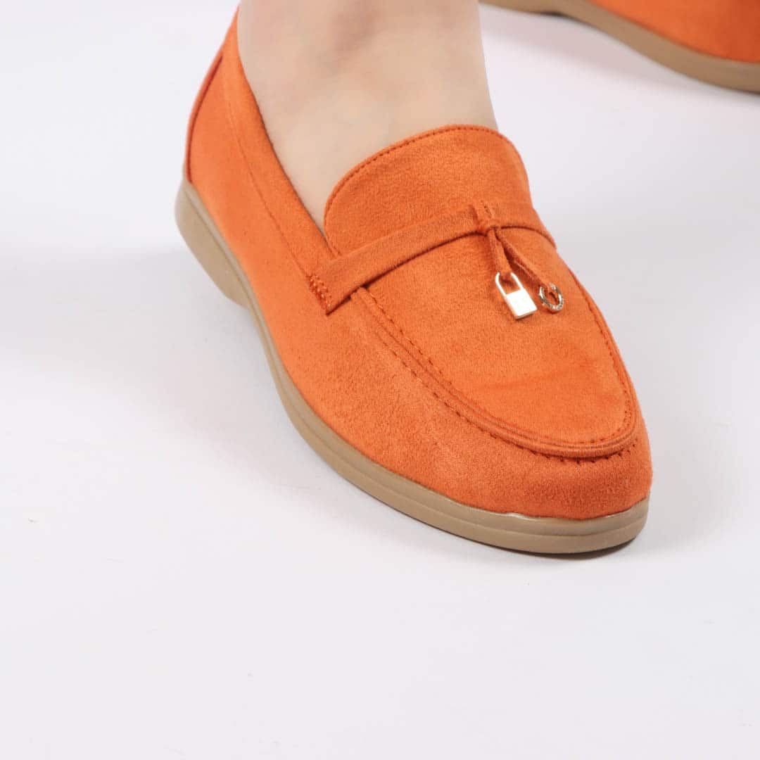OPERA - Mocassins en Orange.
