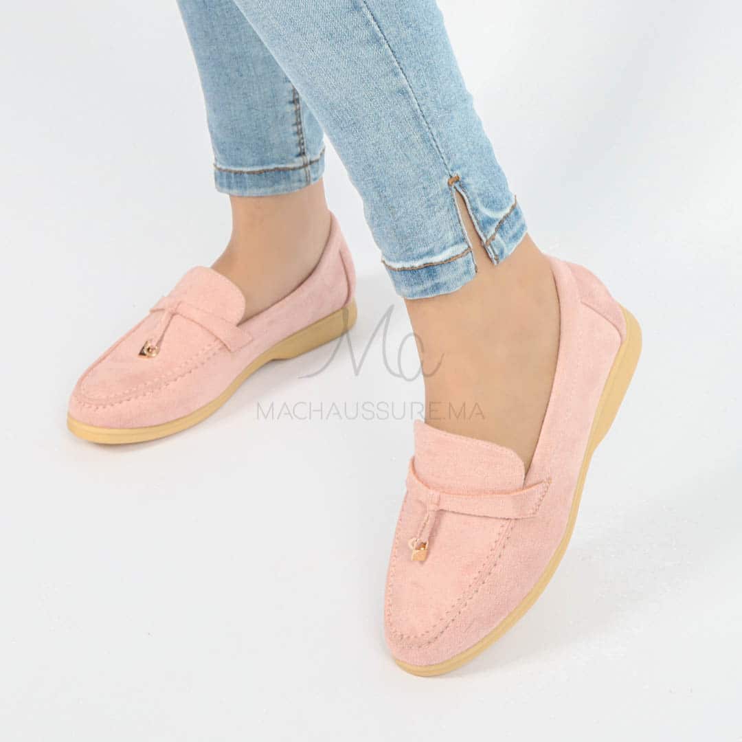 OPERA - Mocassins en Rose.