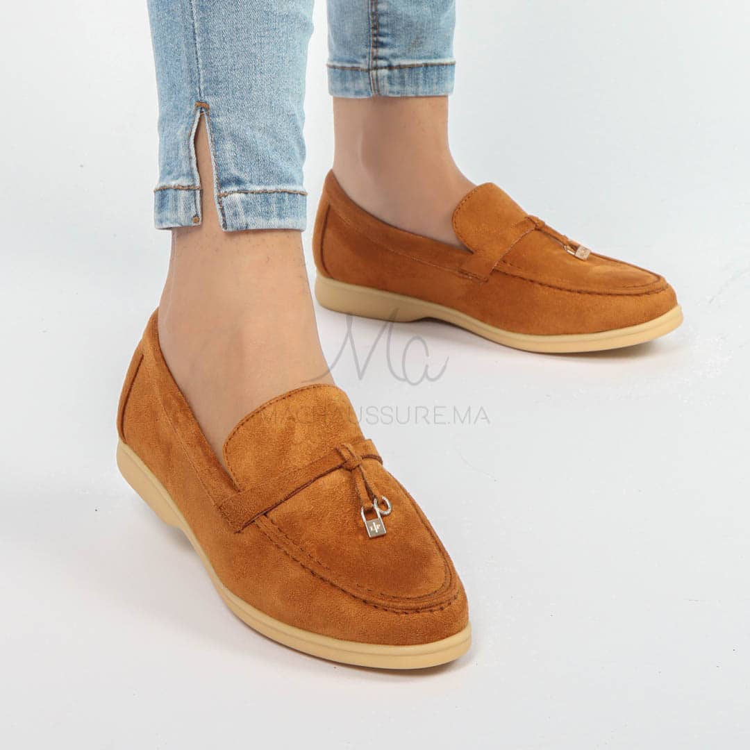 OPERA - Mocassins en Tabac.