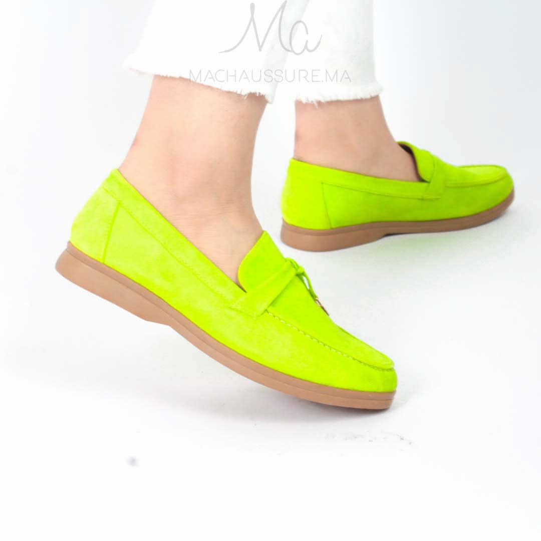 OPERA - Mocassins en Vert.