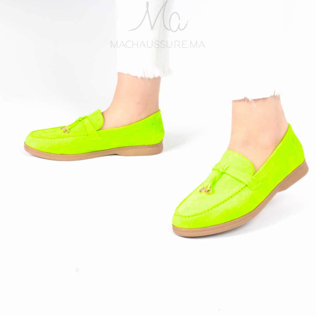 OPERA - Mocassins en Vert.