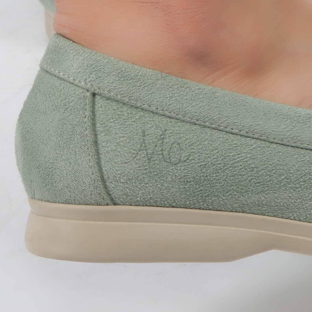 OPERA – Mocassins en Vert Clair.