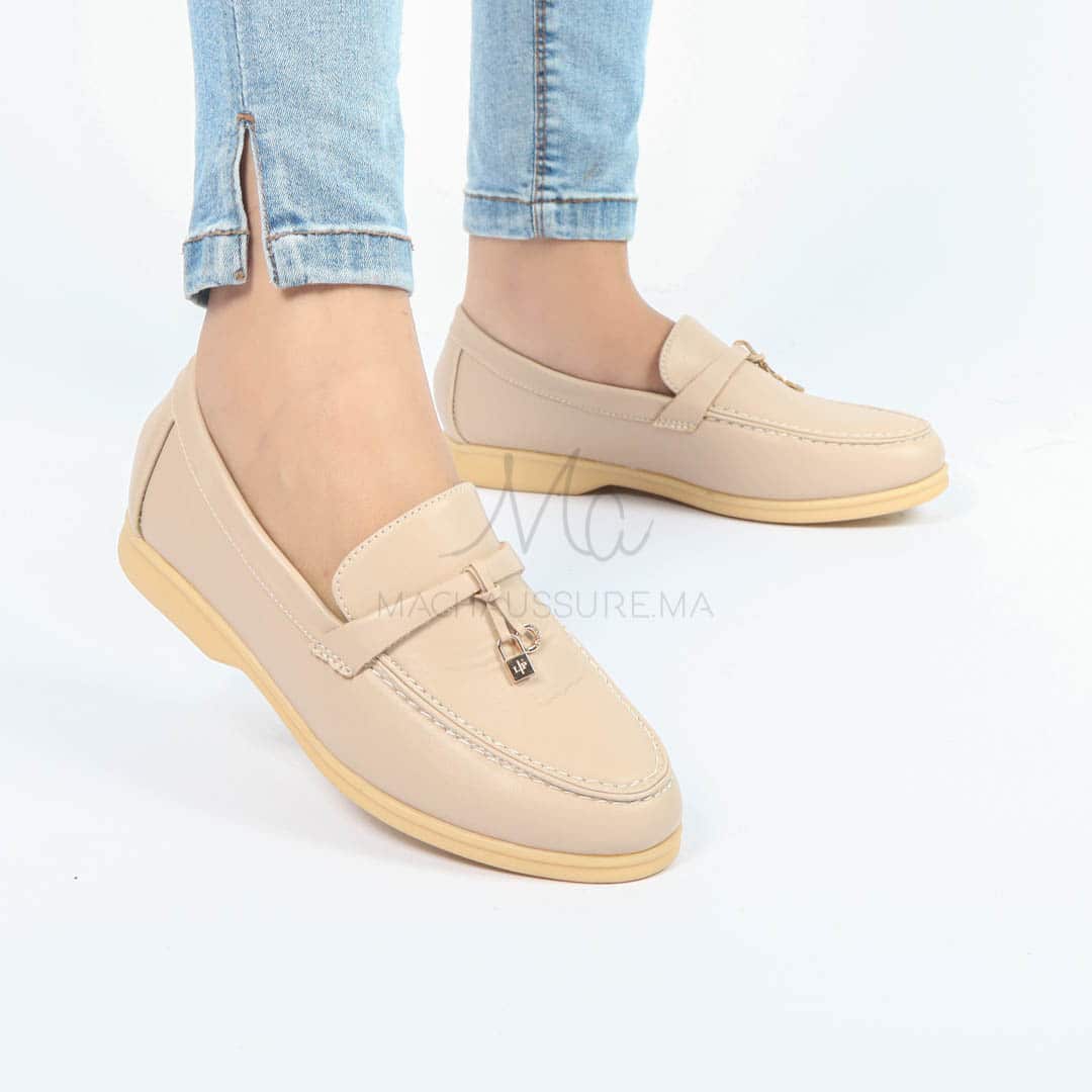 OPERA - Mocassins en Beige.