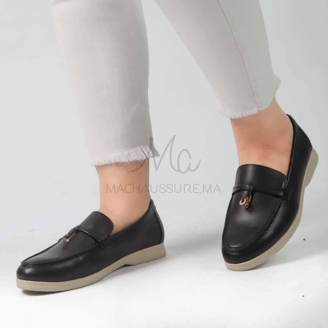 OPERA - Mocassins en Noir.