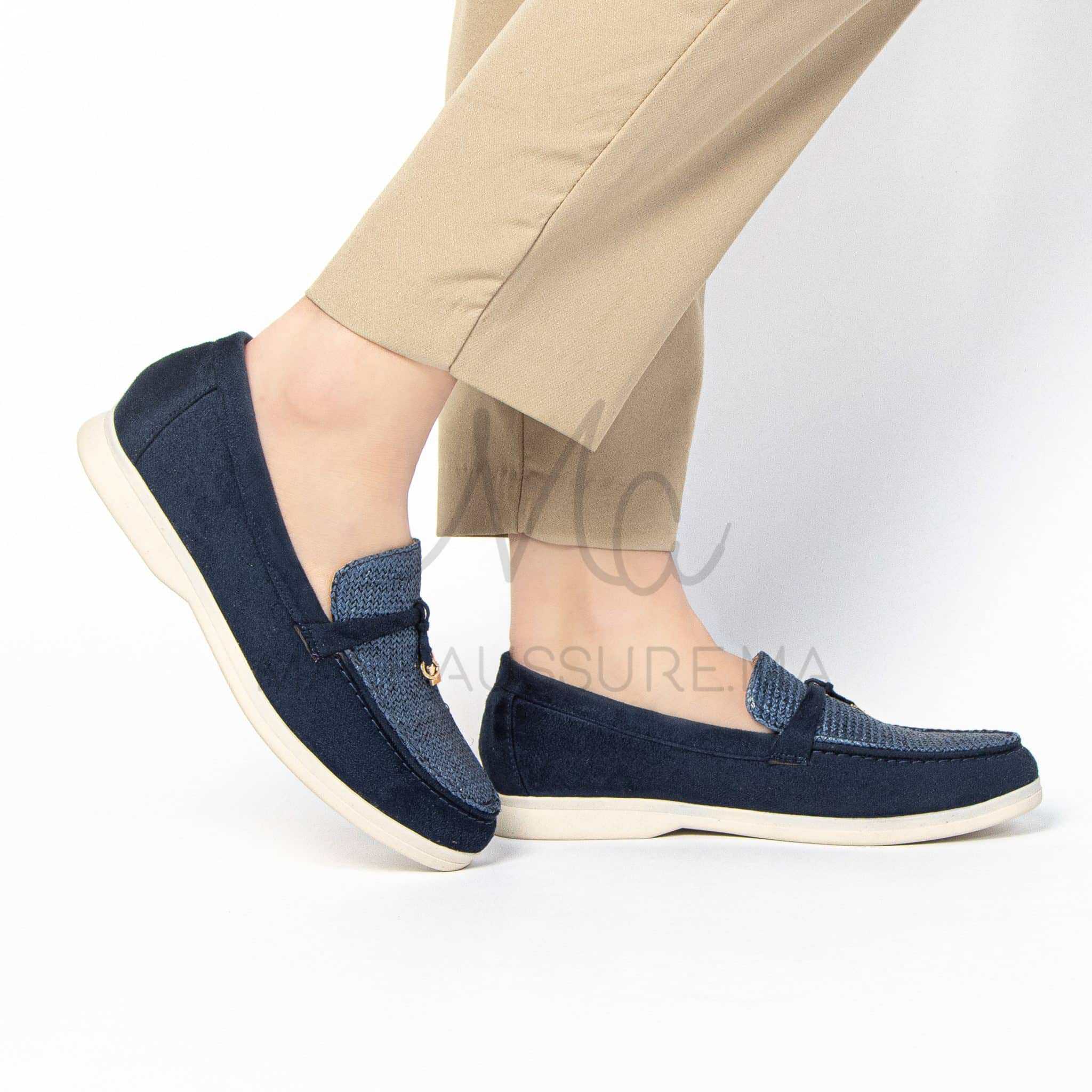 Opera - Mocassins Femme en Bleu.