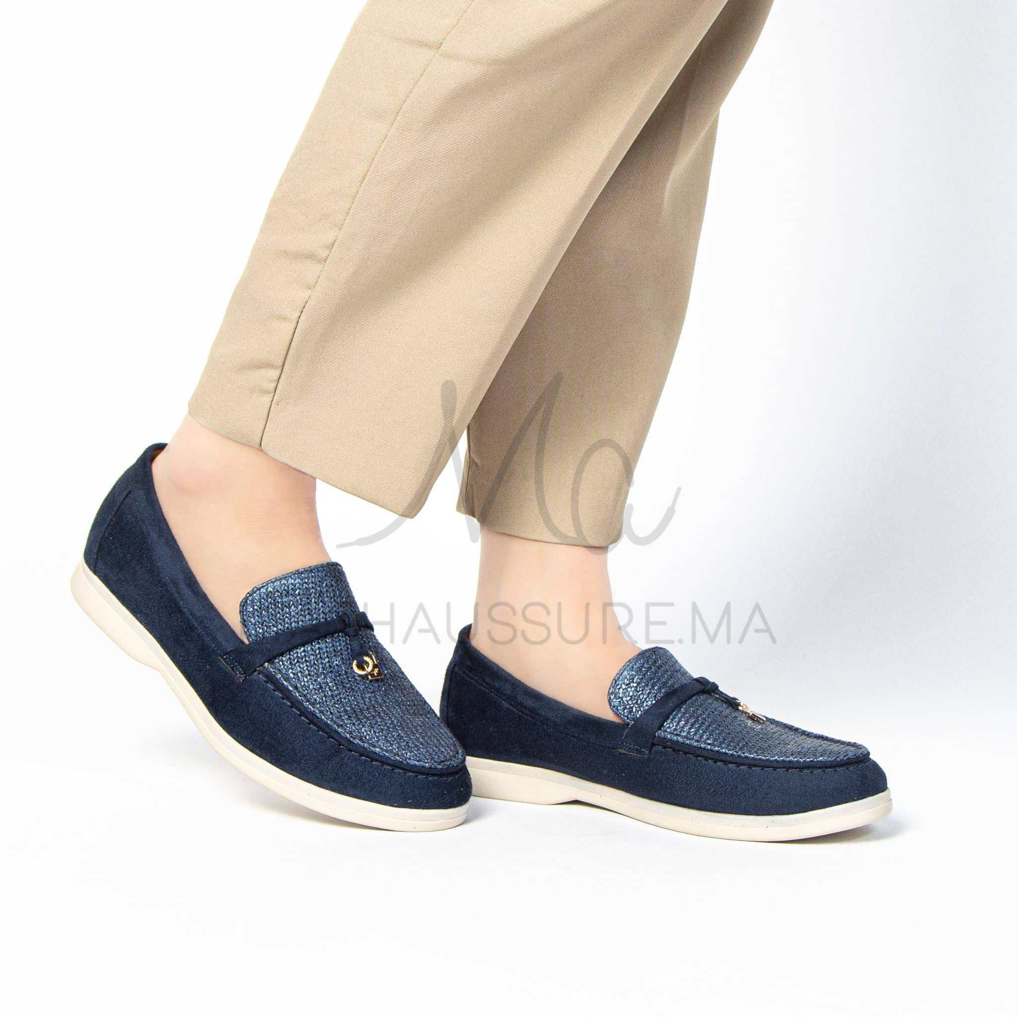 Opera - Mocassins Femme en Bleu.