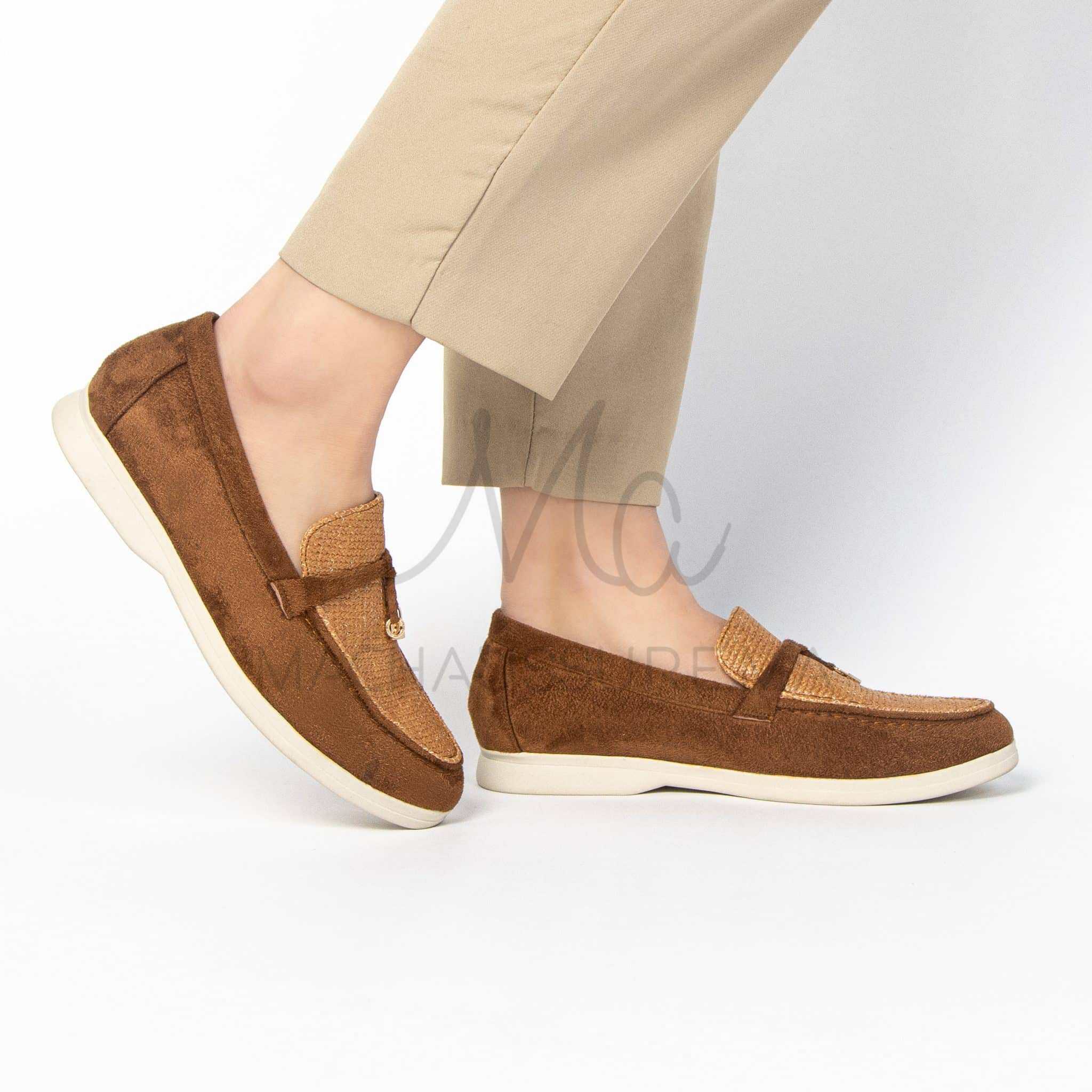 Opera - Mocassins Femme en Marron.