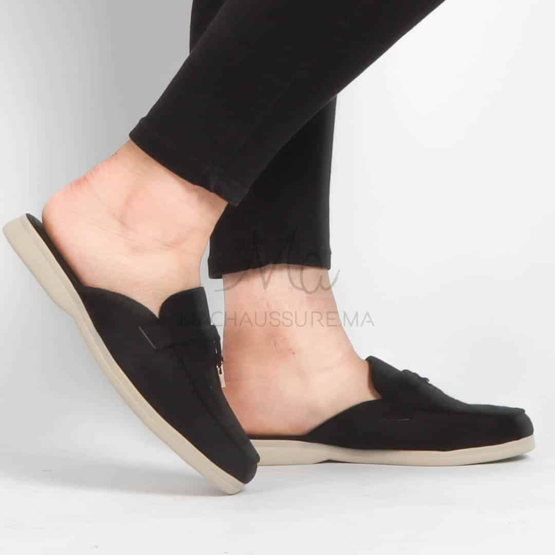 MYRA - Mules en Noir.