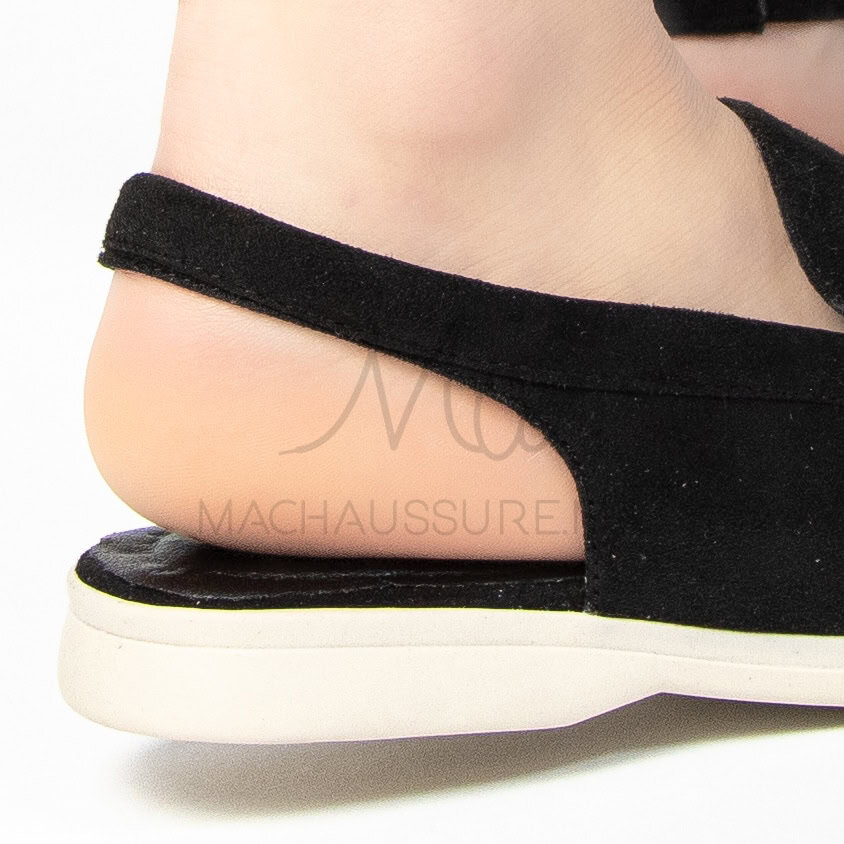 Loafer Elite - Mules Femme en Noir.