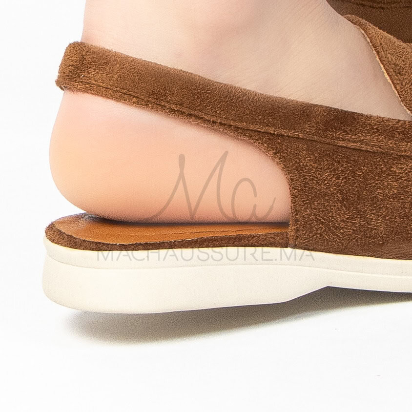 Loafer Elite - Mules Femme en Tabac.