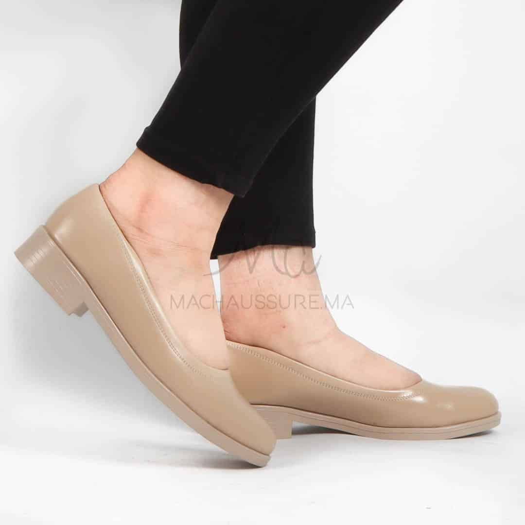 Manon - Mocassins Femmes en Beige.