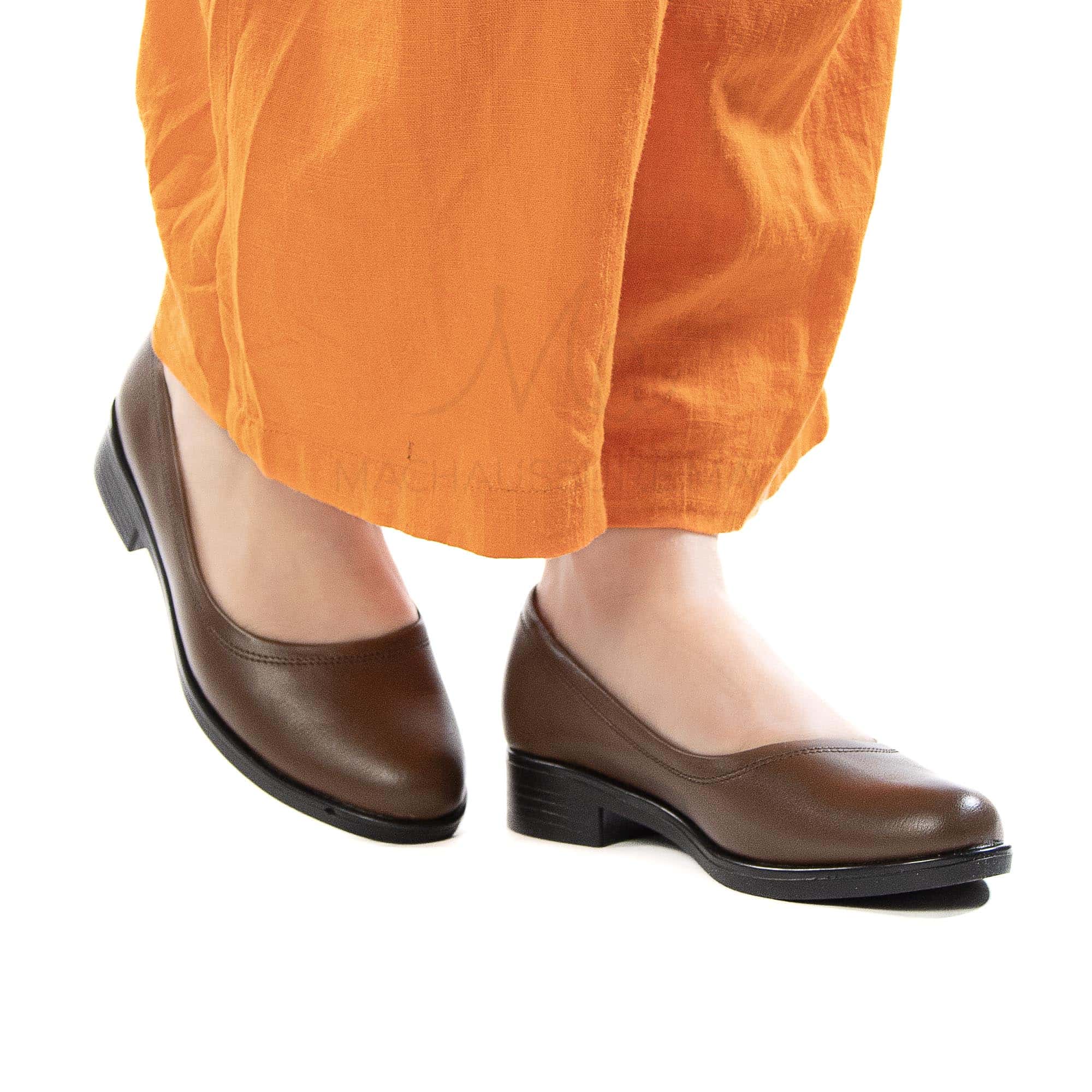 Manon - Mocassins Femmes en Tabac.