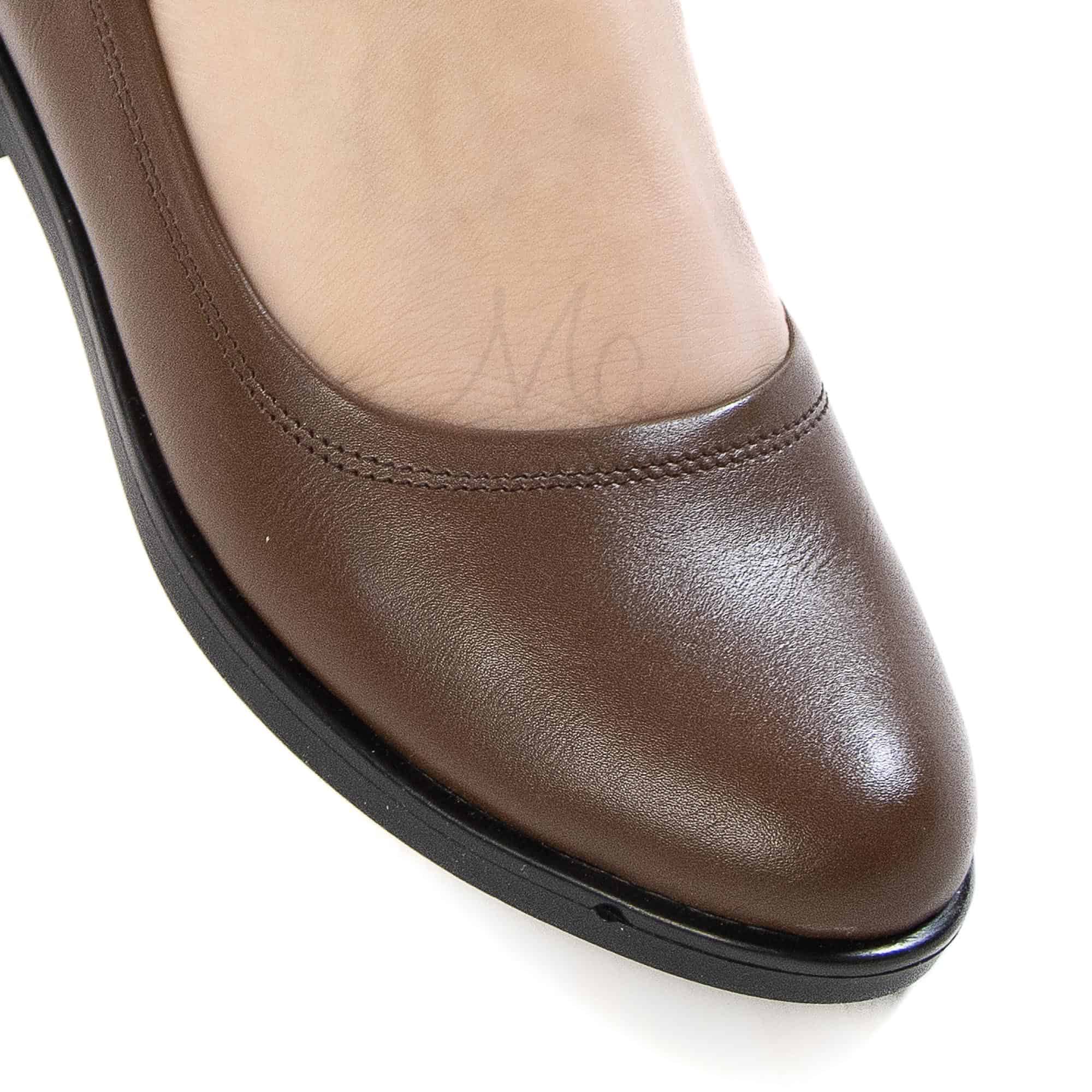 Manon - Mocassins Femmes en Tabac.