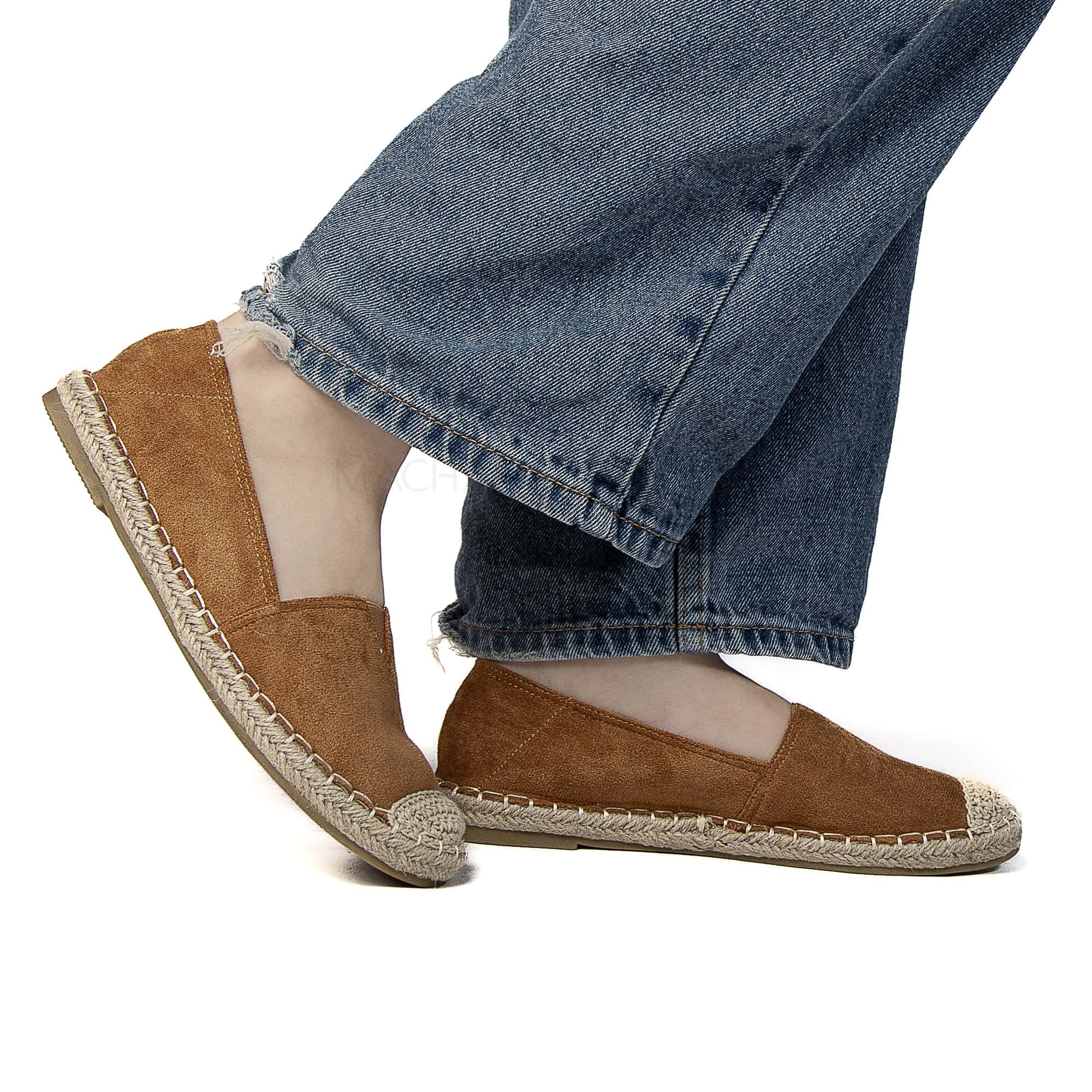 Lumena – Espadrilles Femmes en Marron.