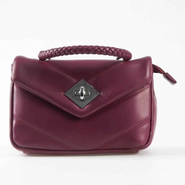 Aliona– Sac à main en Mauve.