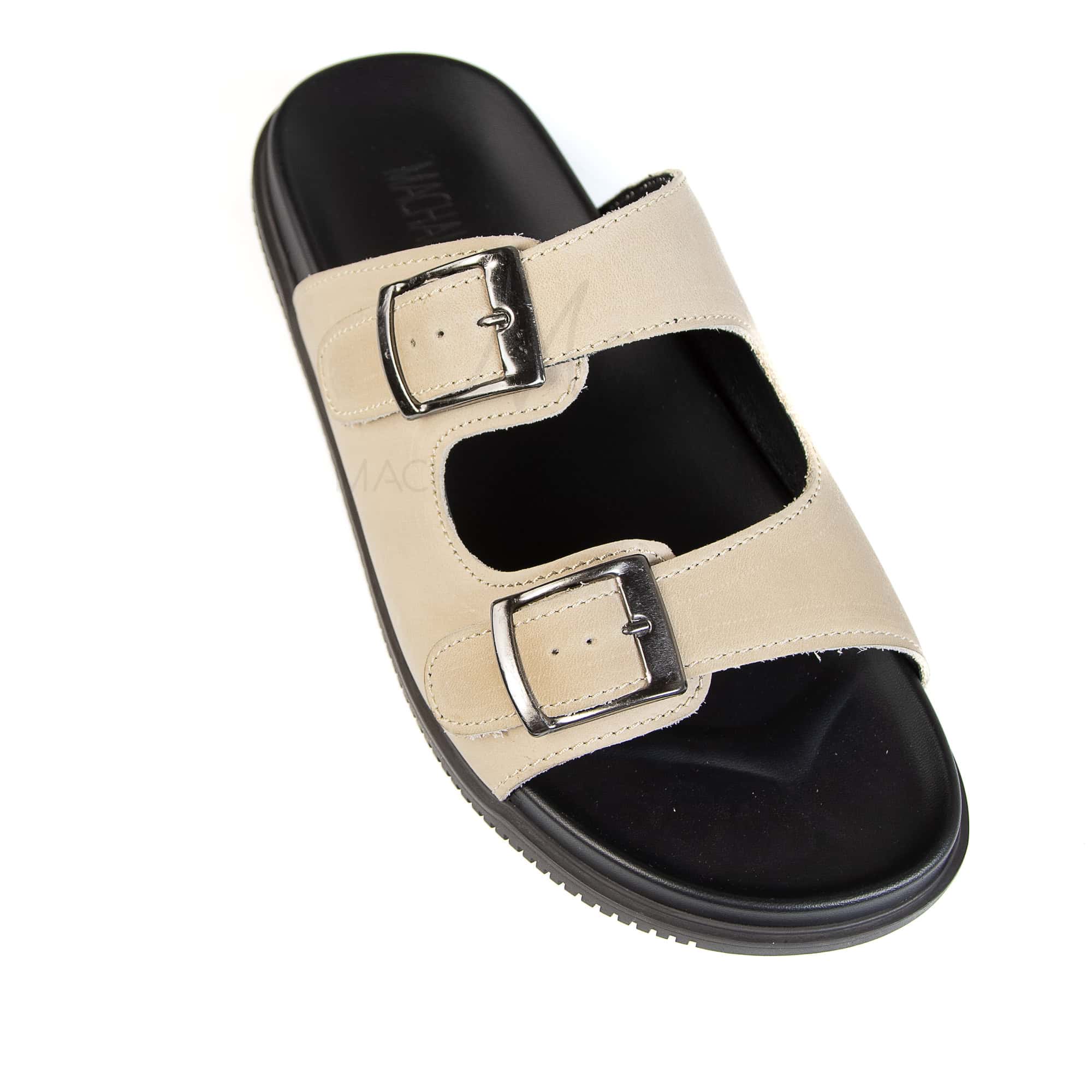 Dune Walker - Sandales Hommes en Nubuck Beige.