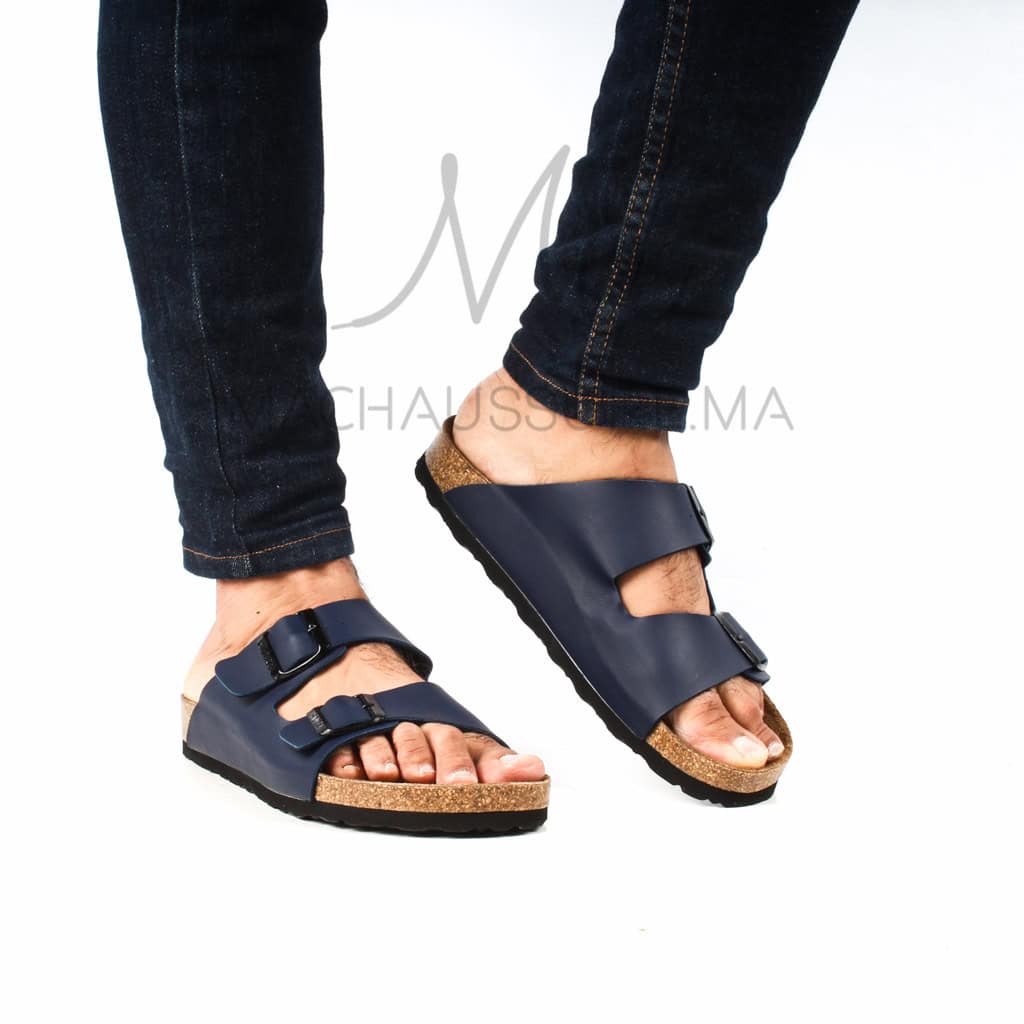 WAINSCOTT – Sandales et tongs en Bleu.