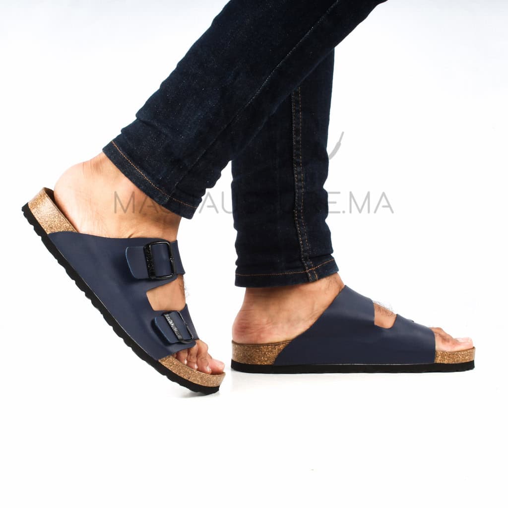 WAINSCOTT – Sandales et tongs en Bleu.
