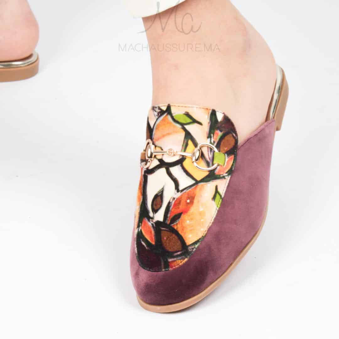 FLORISSA - Mules en Mauve.