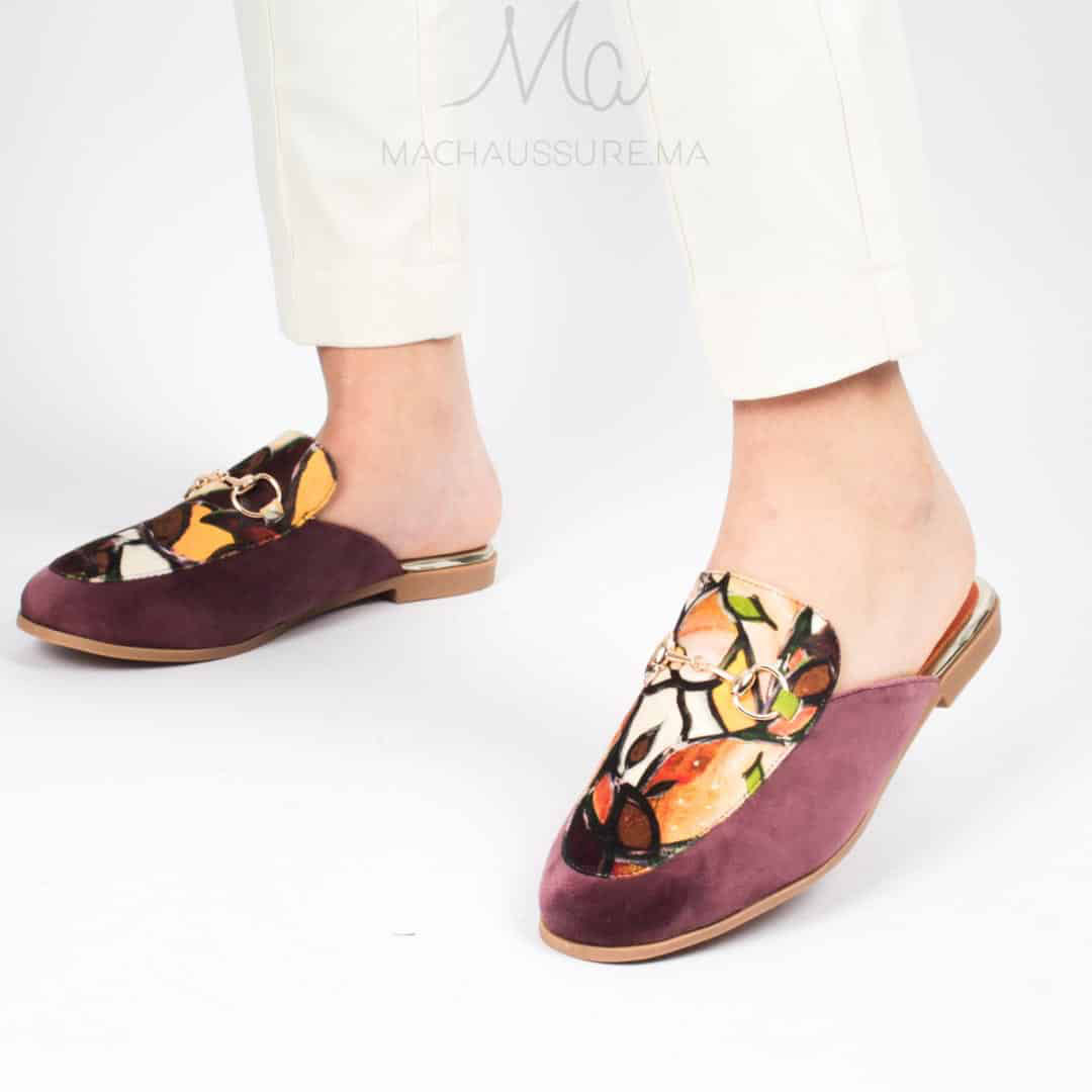 FLORISSA - Mules en Mauve.