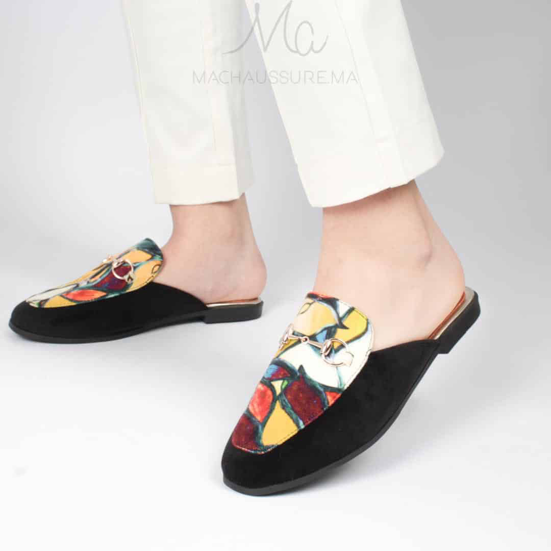 FLORISSA - Mules en Noir.