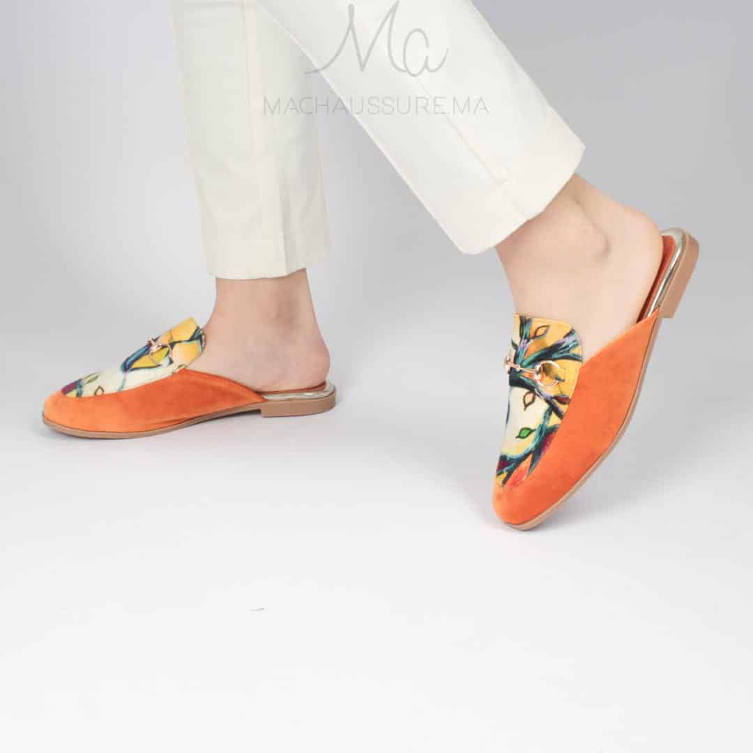FLORISSA - Mules en Orange.