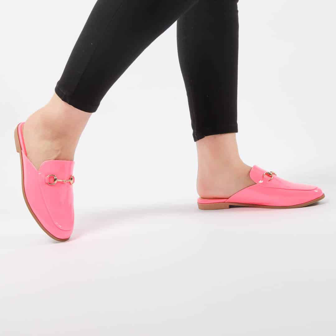 JADE – Mules Femmes en Fuchsia.