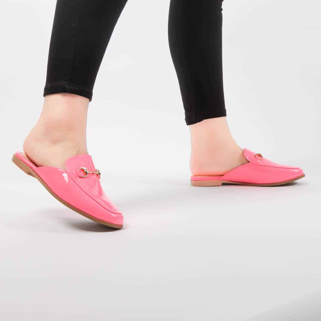 JADE – Mules Femmes en Fuchsia.