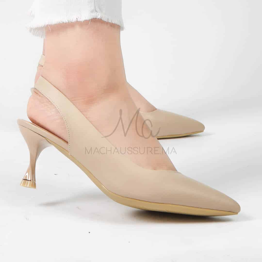 LUCIA - Escarpins en Beige.