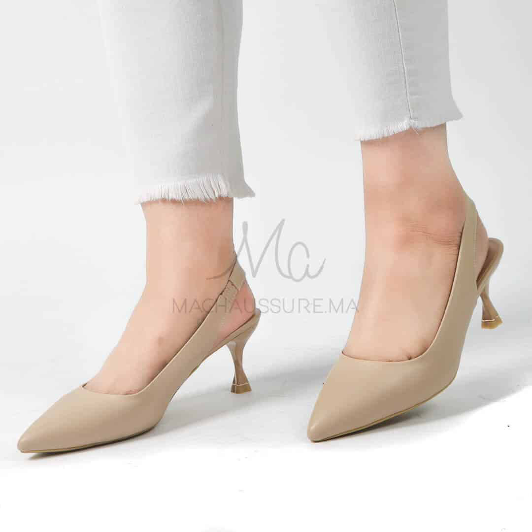 LUCIA - Escarpins en Beige.