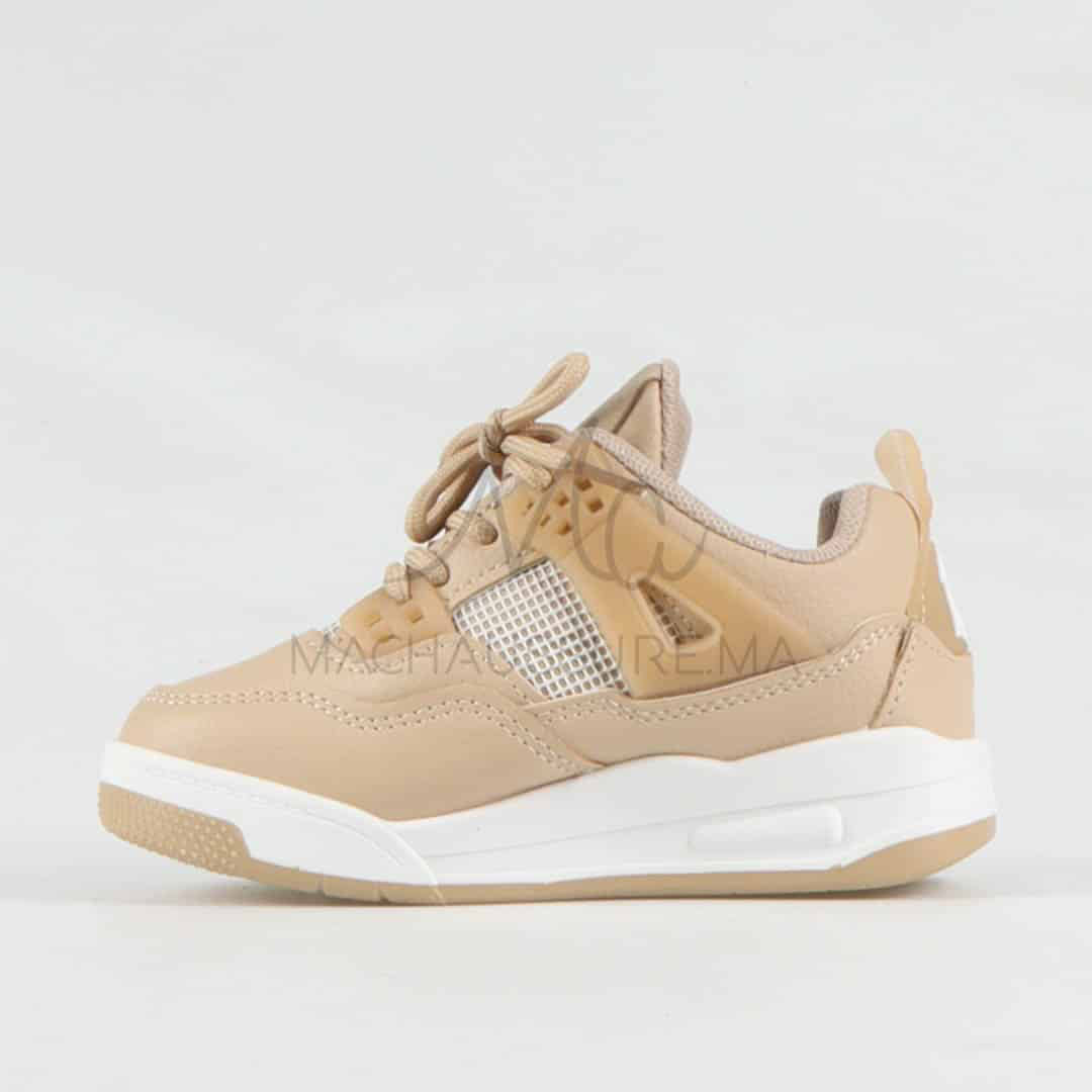 Compé– Baskets enfants en Beige.