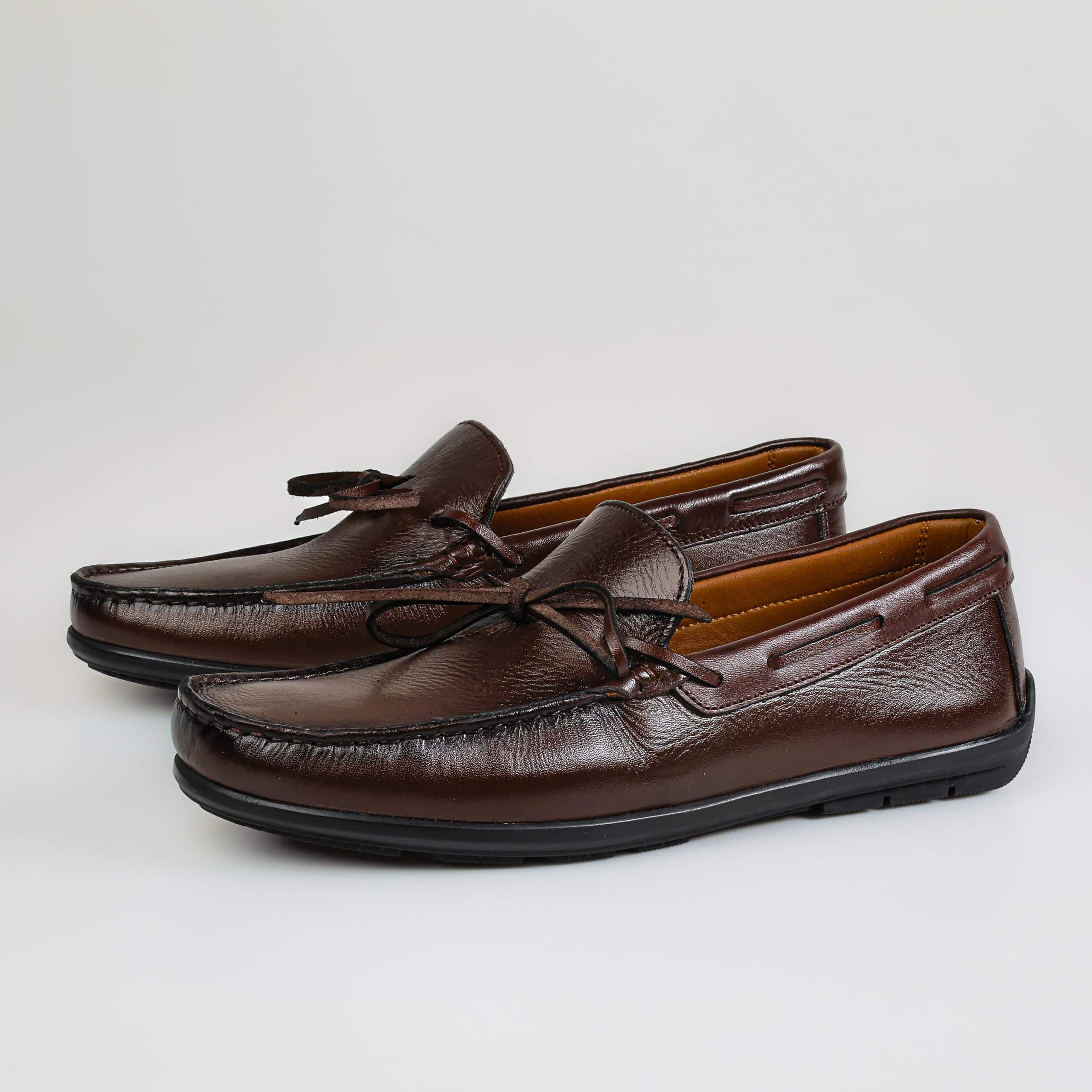 Absolu – Mocassins Hommes en Marron.