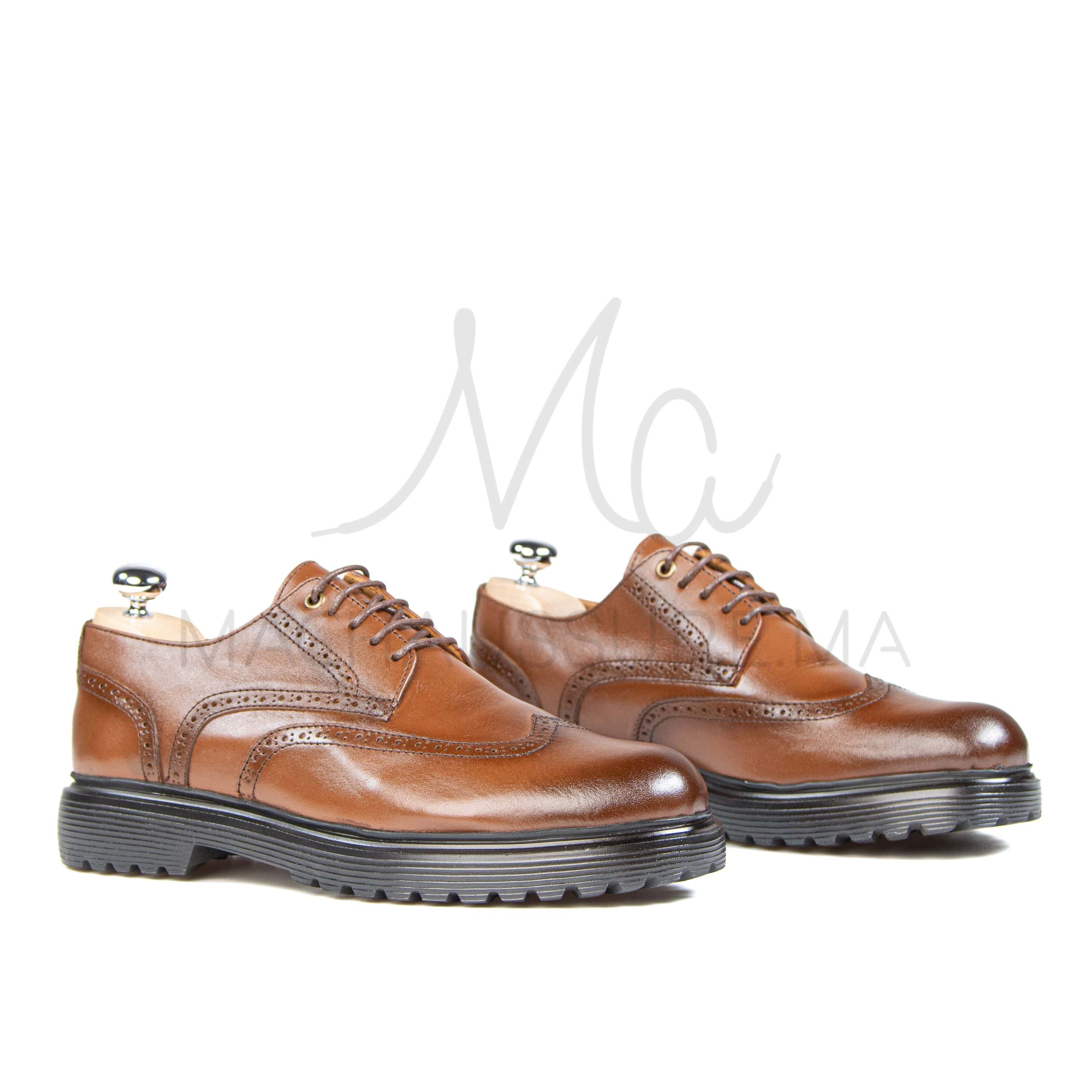 Andre – Chaussures de ville en Tabac.
