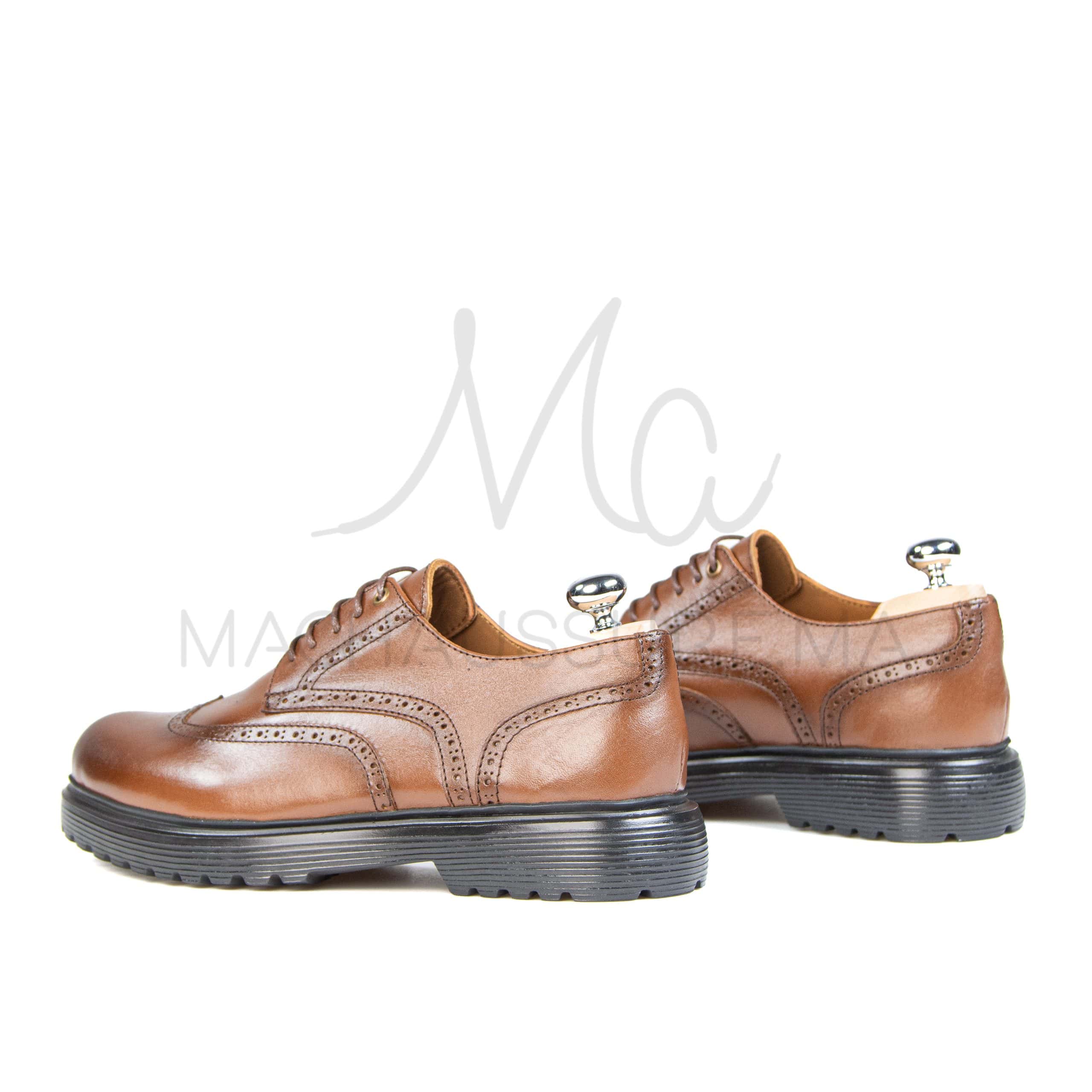 Andre – Chaussures de ville en Tabac.