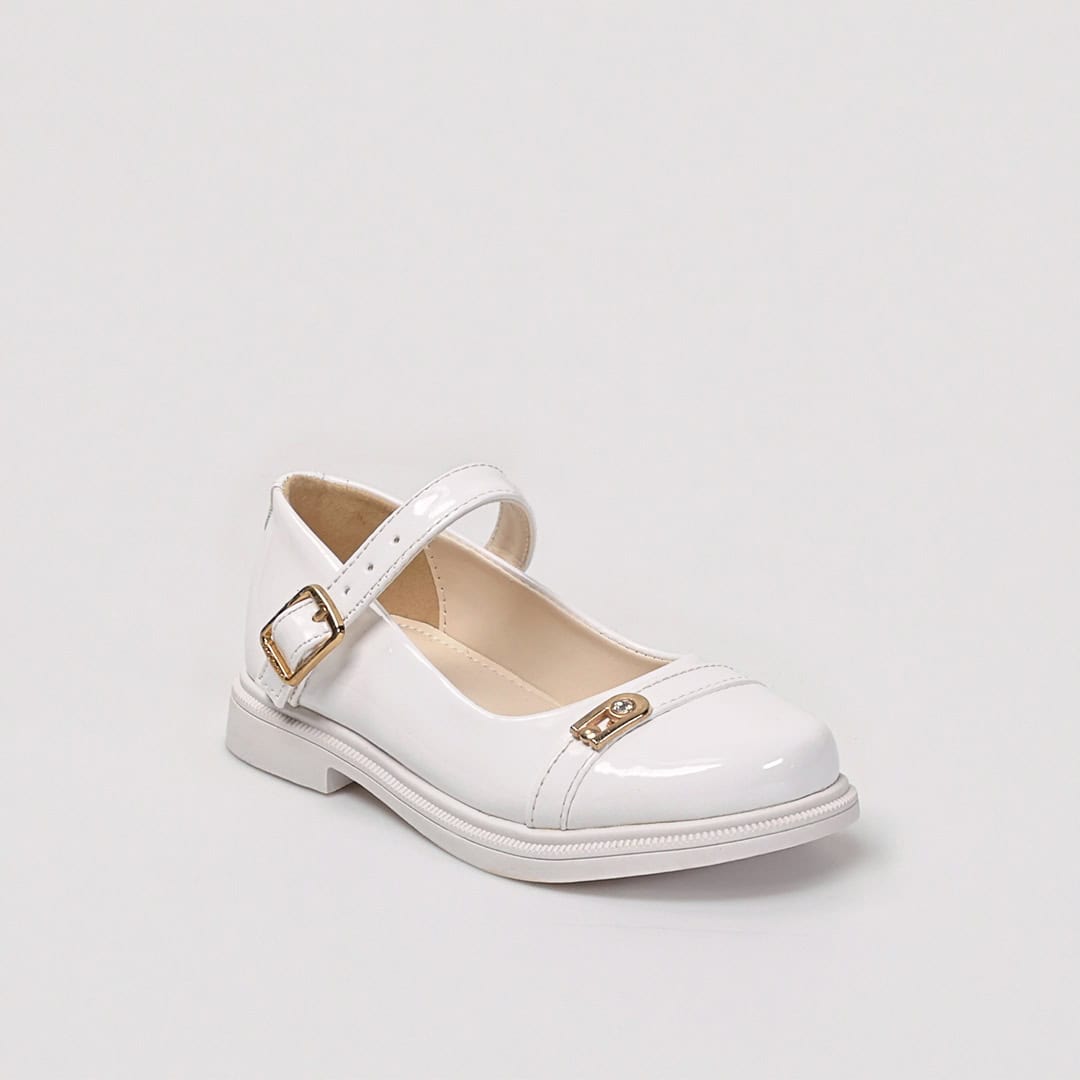 FROZY – Ballerines Enfants en Blanc.