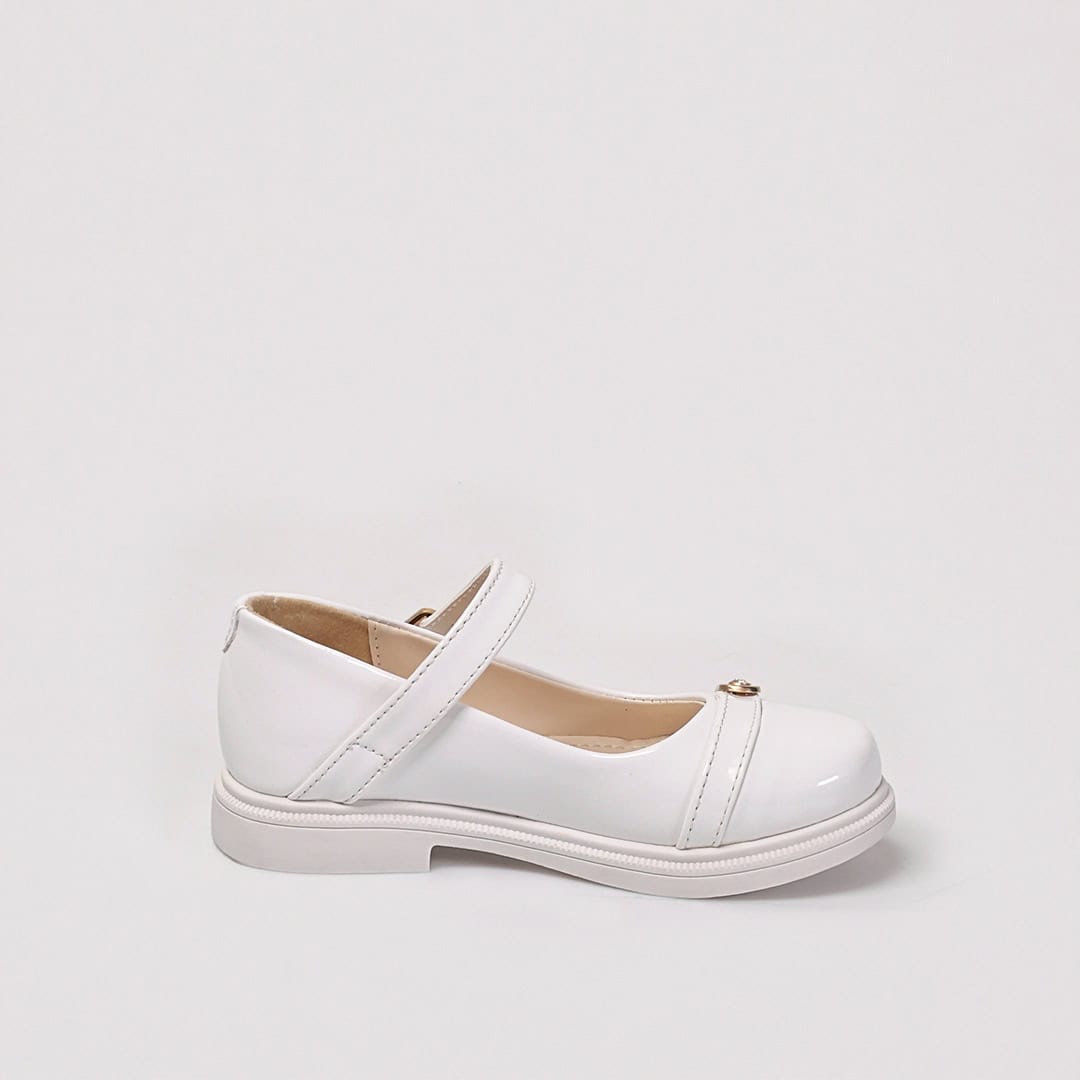 FROZY – Ballerines Enfants en Blanc.