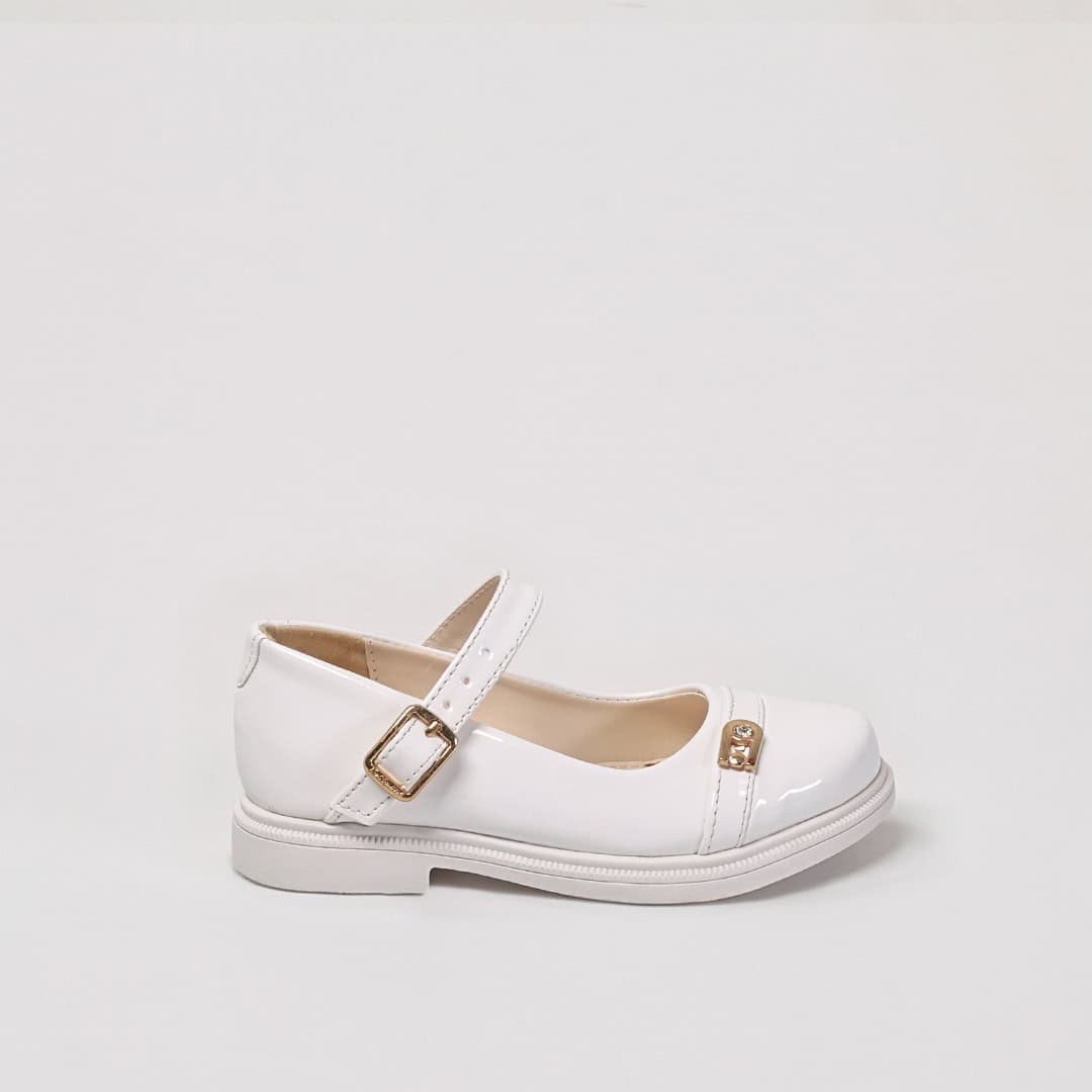 FROZY – Ballerines Enfants en Blanc.