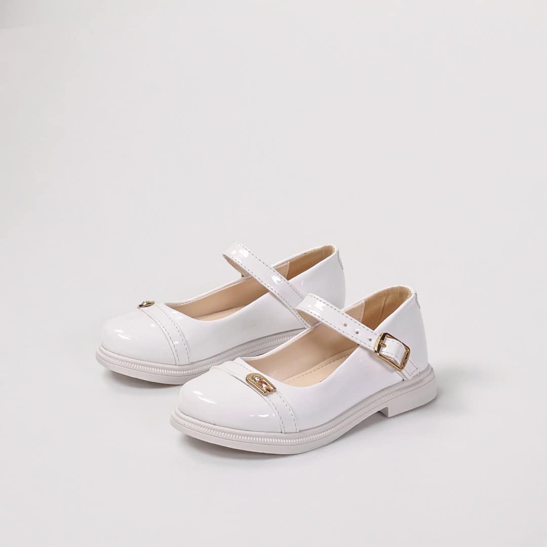FROZY – Ballerines Enfants en Blanc.