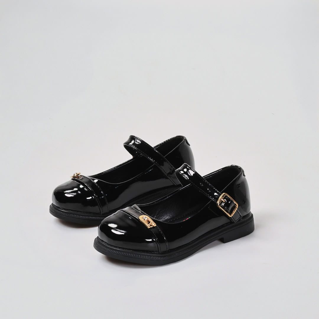 FROZY – Ballerines Enfants en Noir.