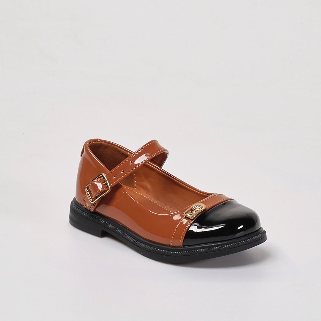 FROZY – Ballerines Enfants en Tabac.
