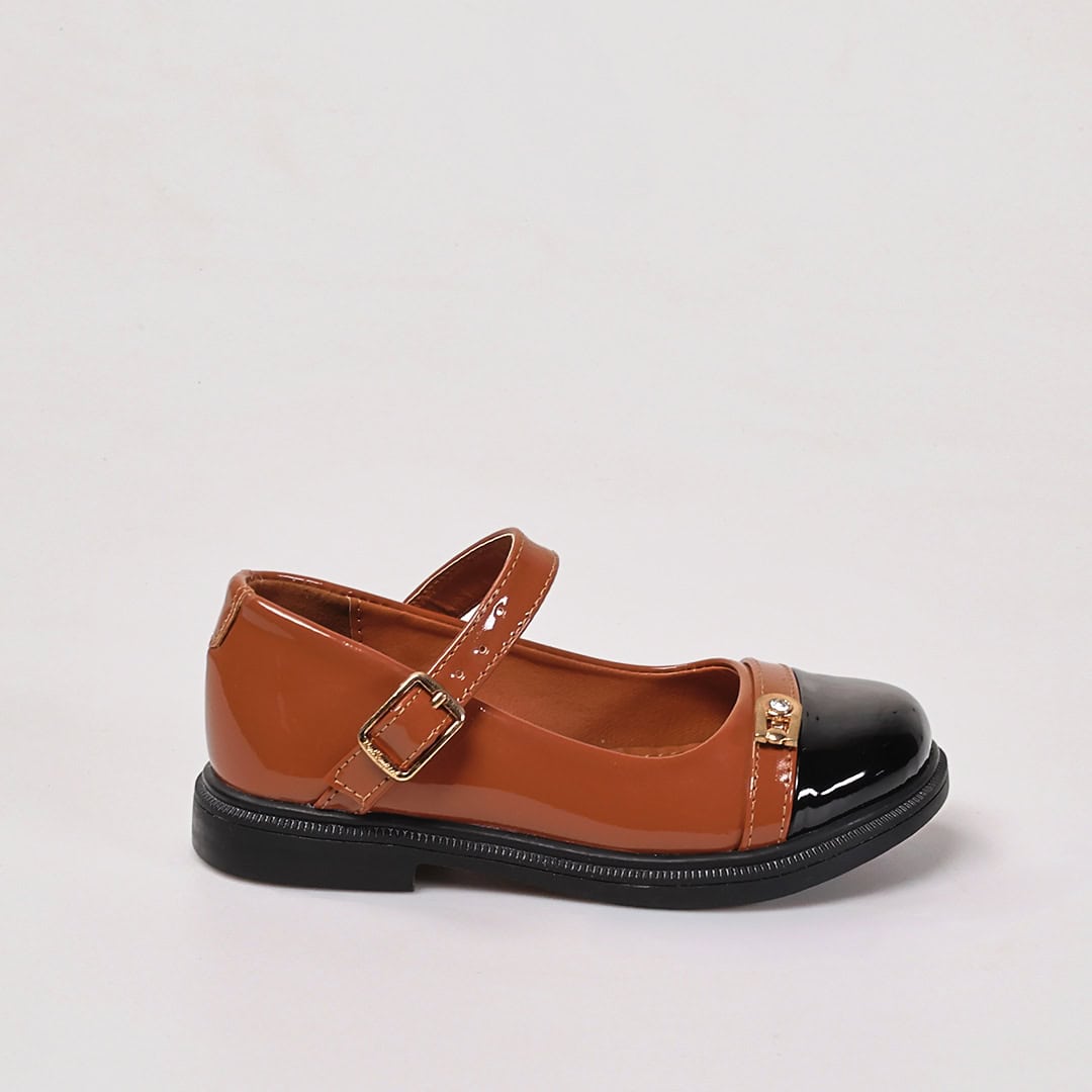 FROZY – Ballerines Enfants en Tabac.