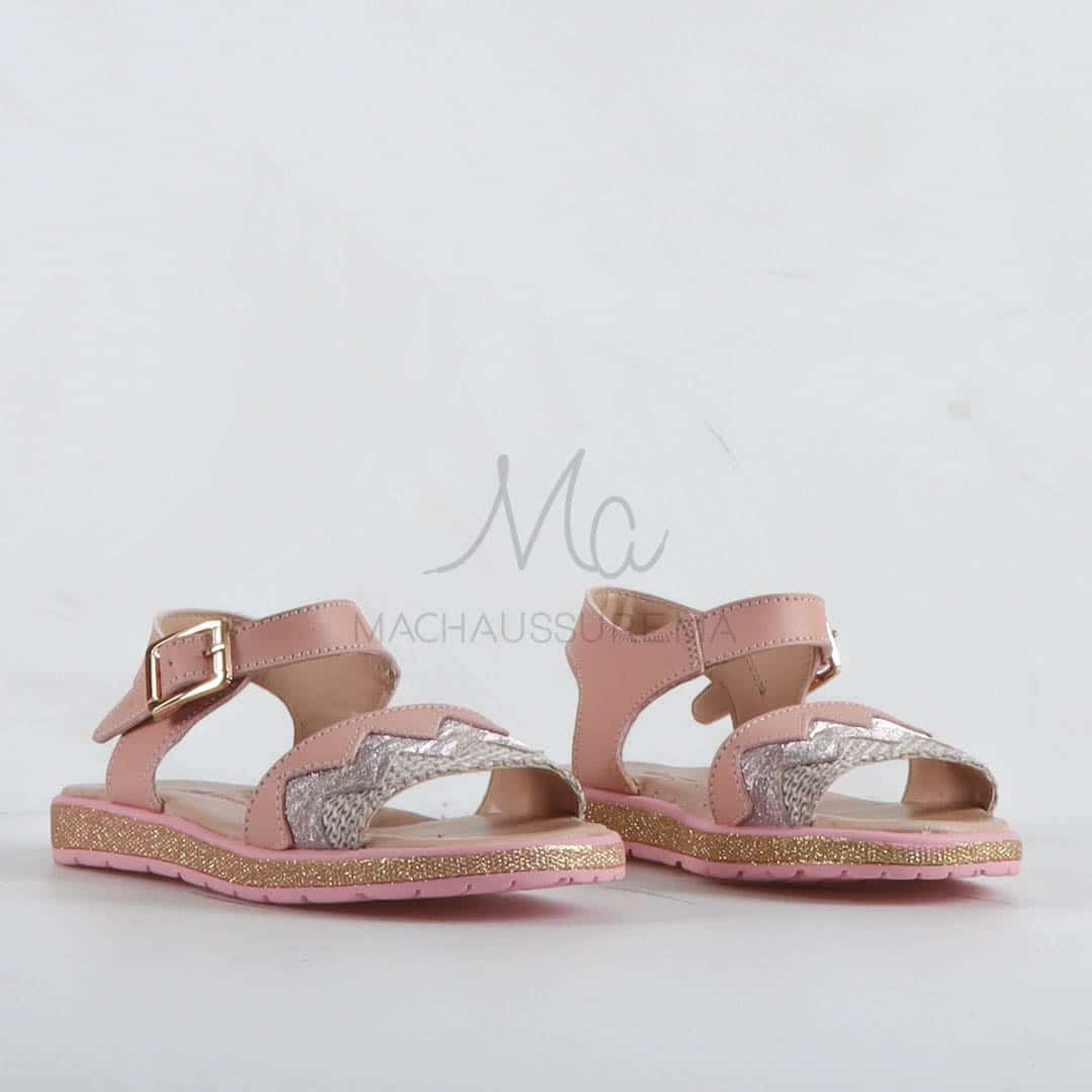 Chloé - Sandales fille en Rose.