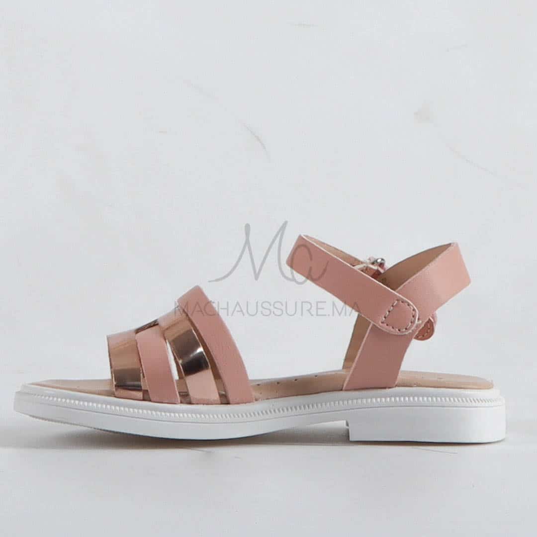 Léony - Sandales fille en Rose.