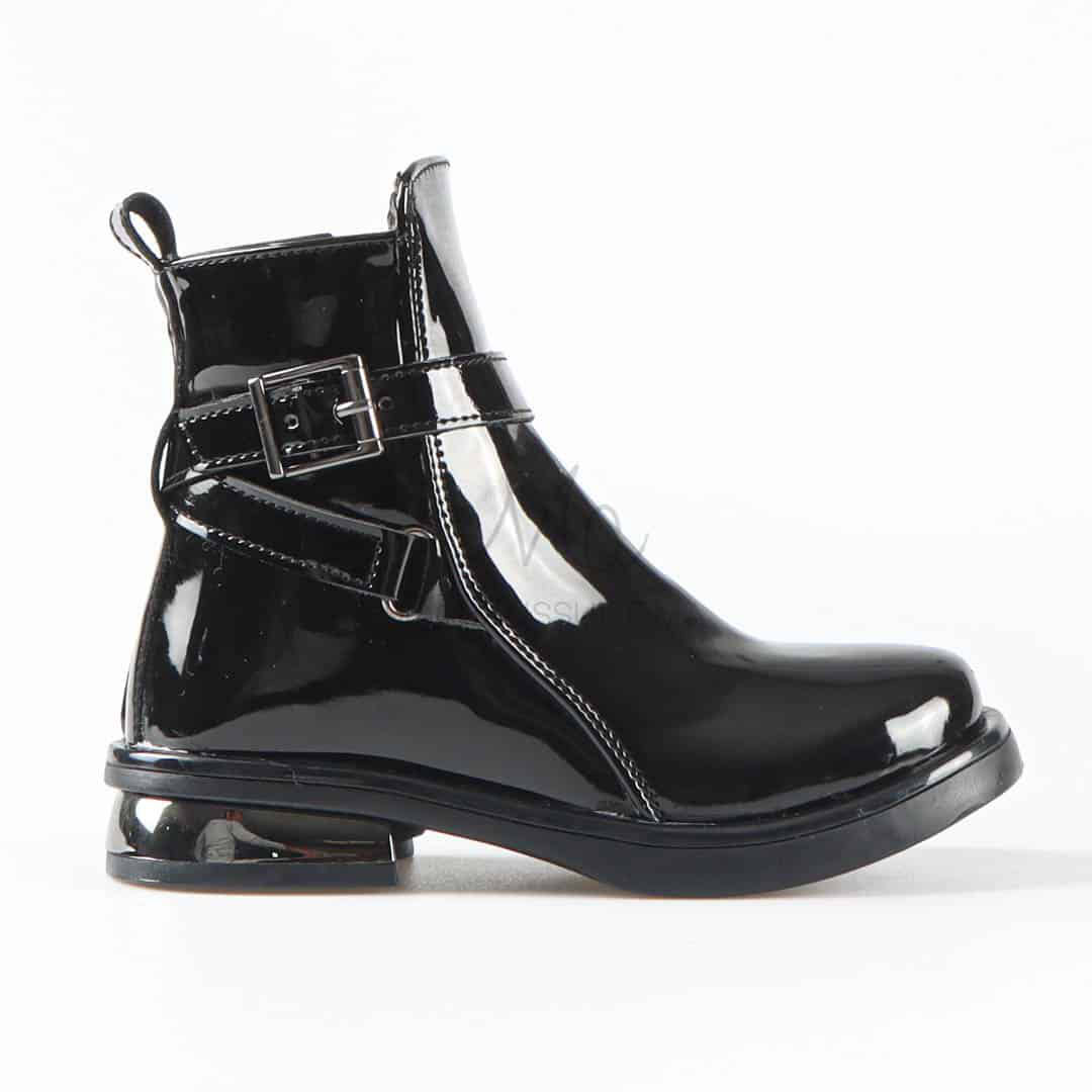 Sienna - Bottines Enfant en Noir.