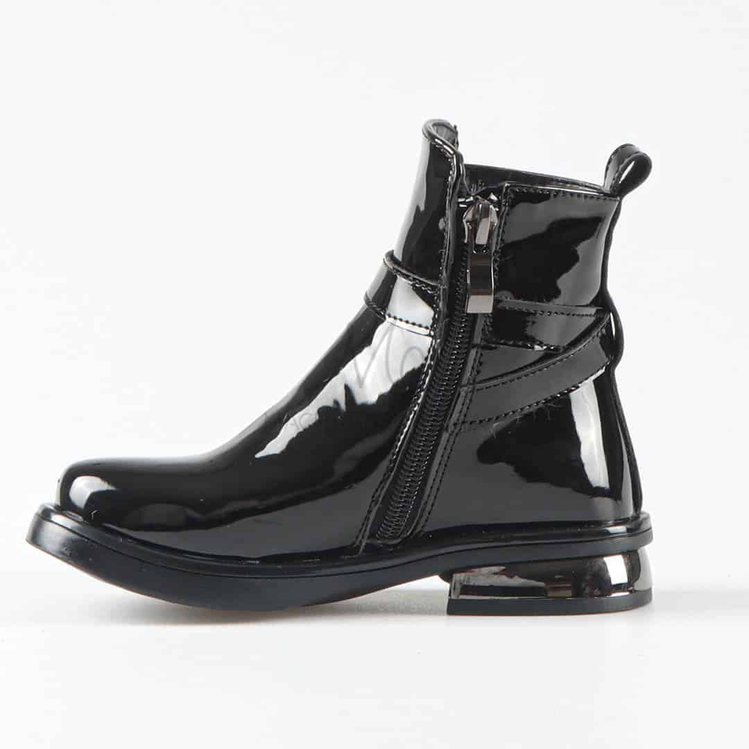 Sienna - Bottines Enfant en Noir.
