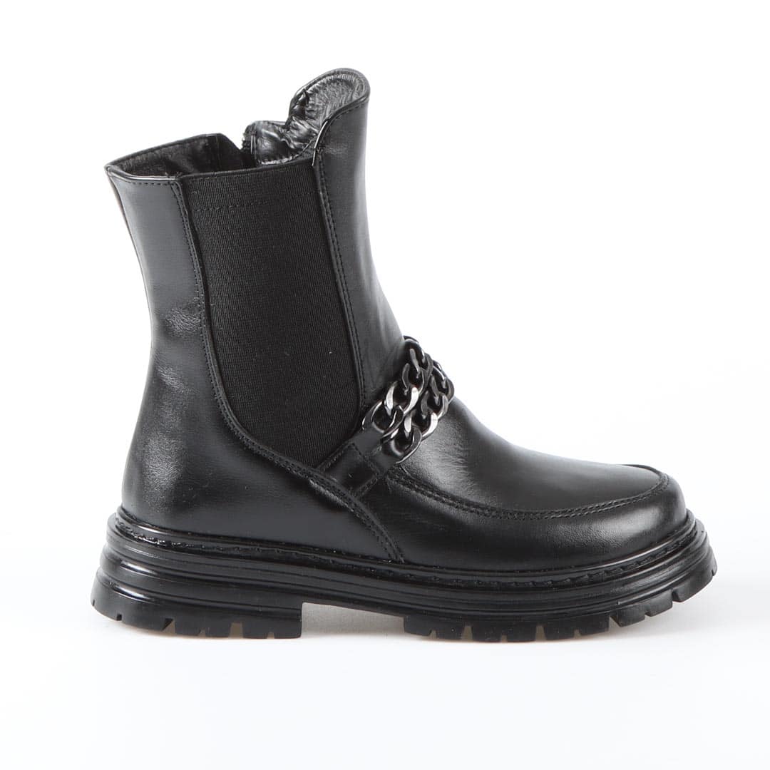 KIELY - Bottines Fille en Noir.