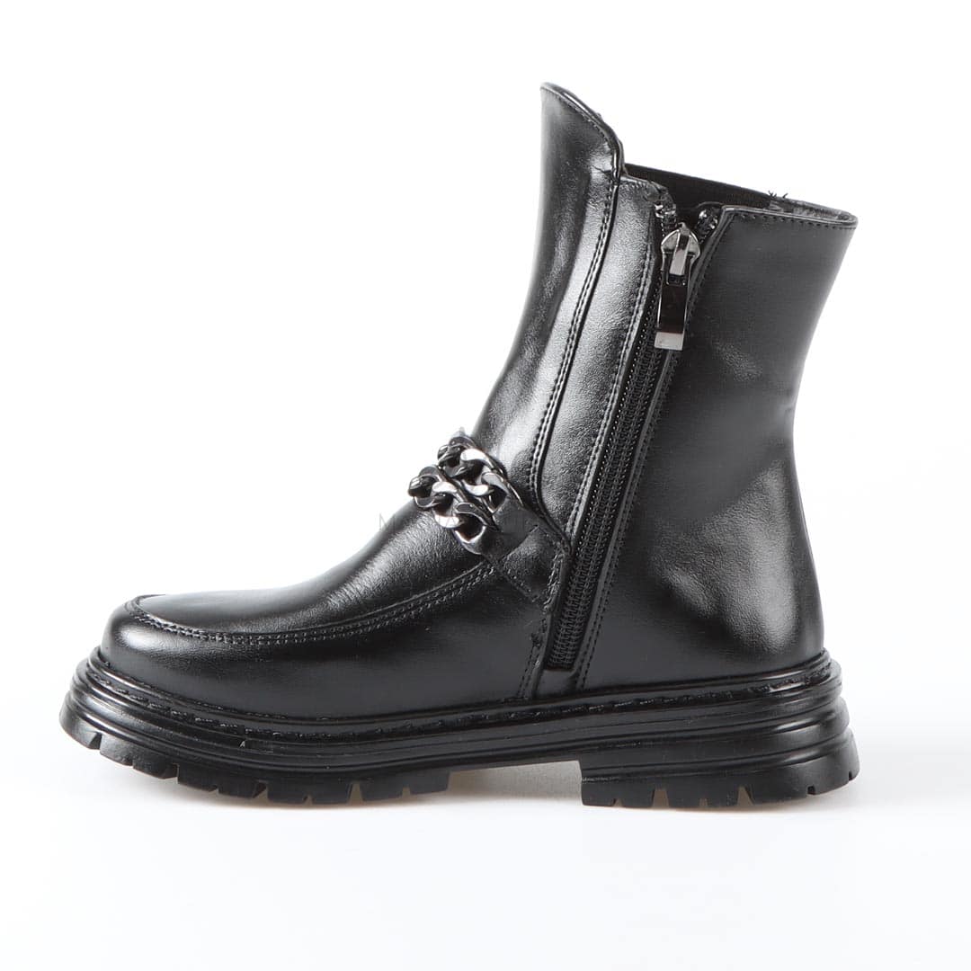 KIELY - Bottines Fille en Noir.