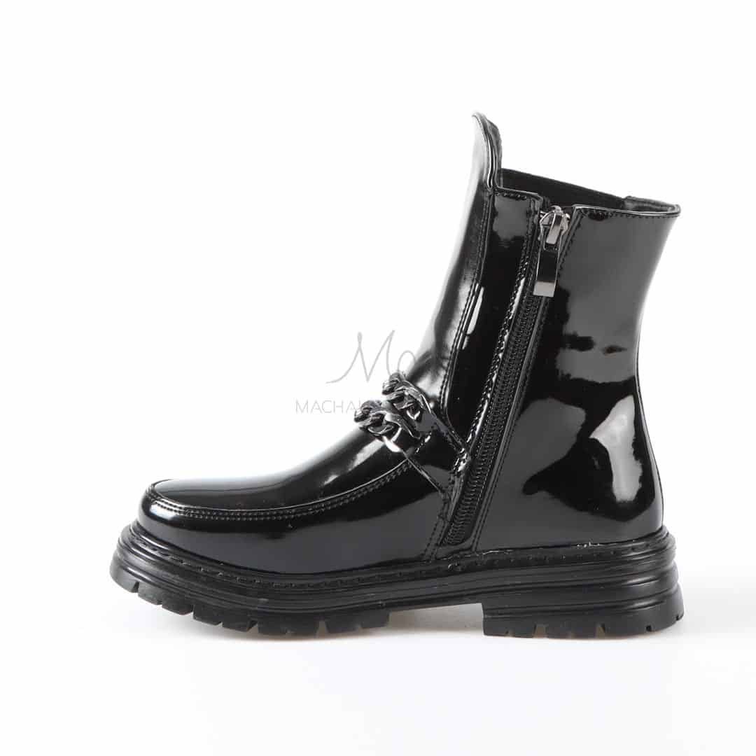 KIELY - Bottines Fille en Noir.
